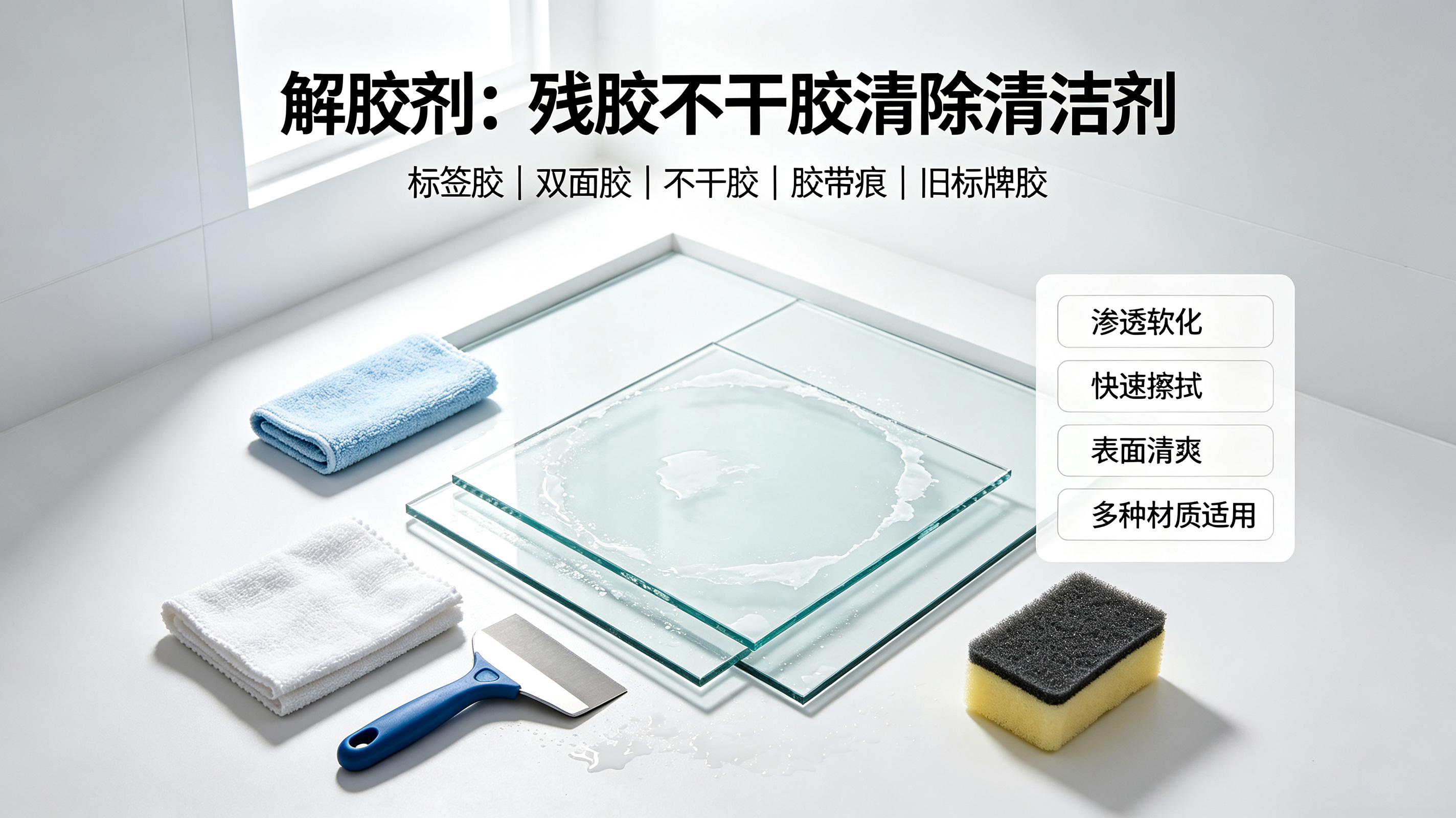 解胶剂｜强力除胶清洁剂，残胶不干胶双面胶标签清除专用
