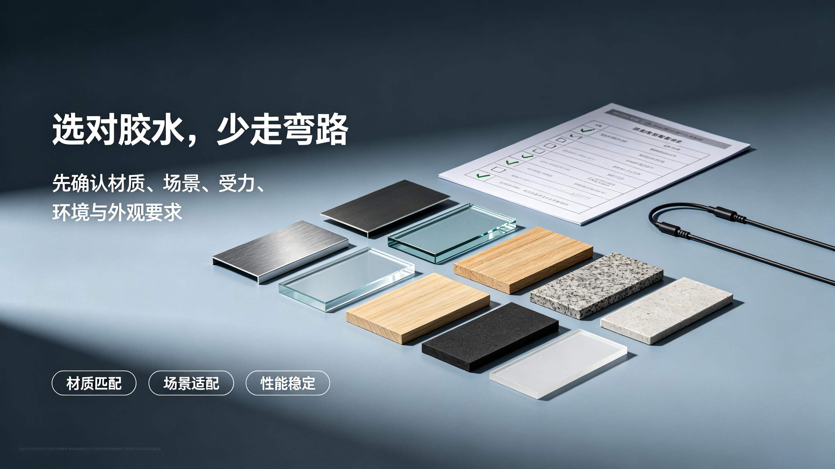 胶水选胶指南｜不同材质不同场景怎么选胶水