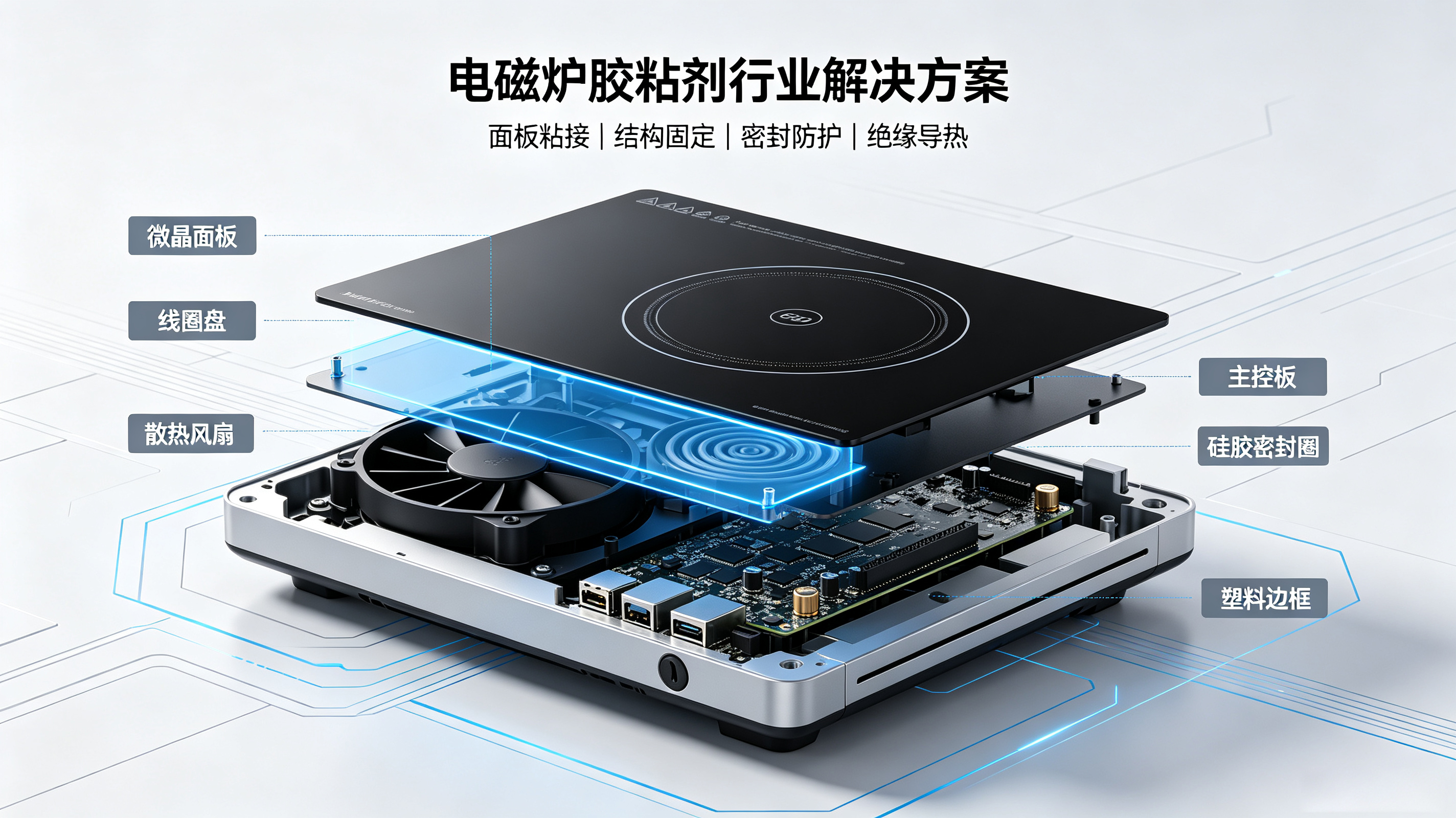 电磁炉胶粘剂行业解决方案