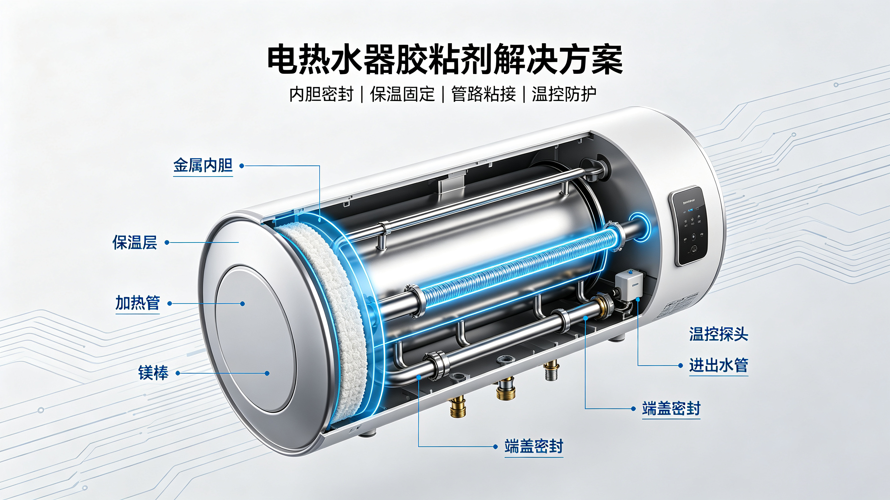 电热水器胶粘剂解决方案