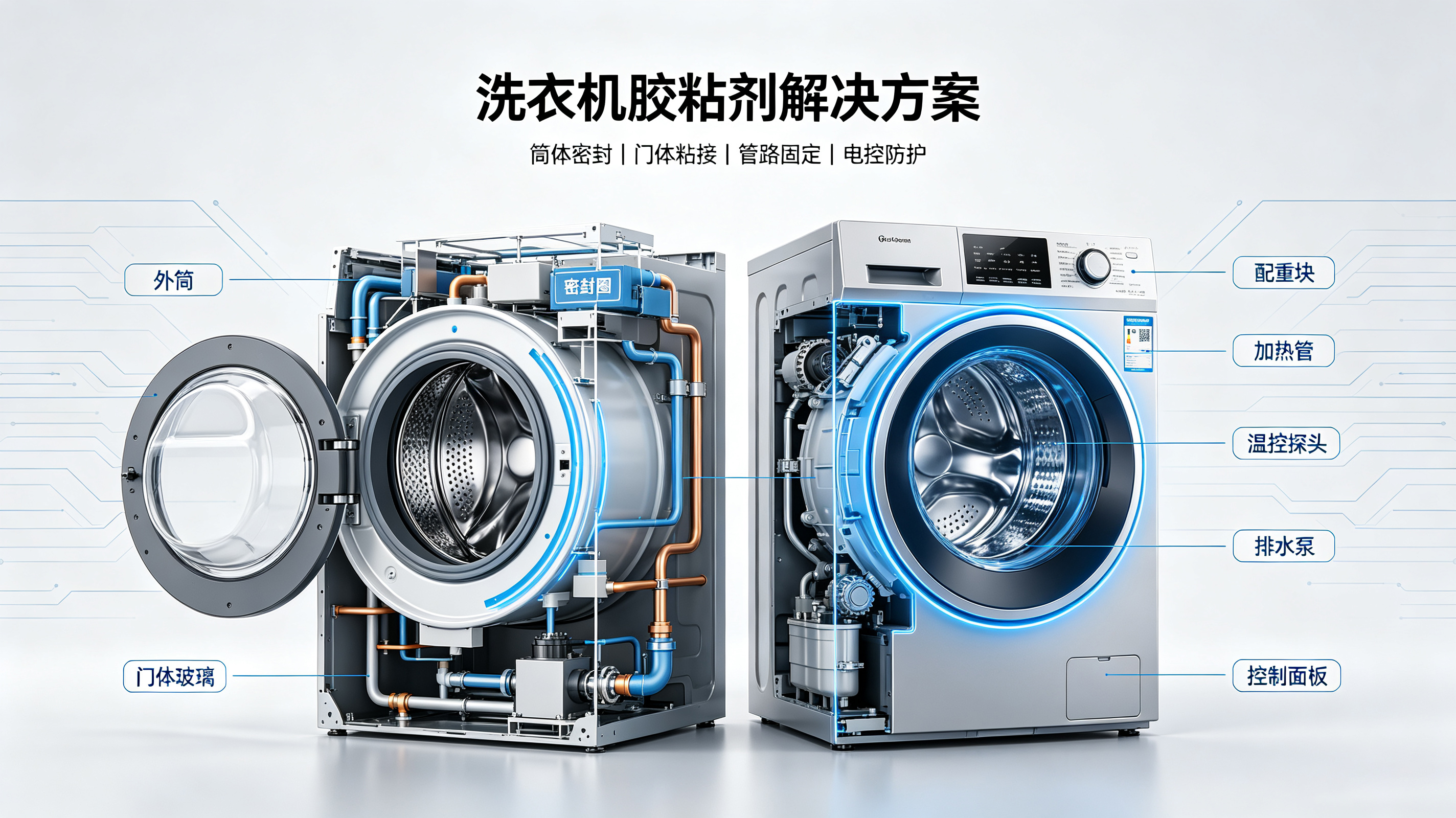 洗衣机胶粘剂解决方案